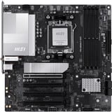 MSI PRO B850M-P WIFI socket AM5 moederbord Zwart/zilver, RAID, 5Gb-LAN, Wi-Fi 7, BT, Sound, µATX