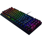 Razer BlackWidow V3 TKL, gaming toetsenbord Zwart, US lay-out, Razer Yellow, RGB leds, TKL, Doubleshot ABS