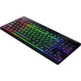 Razer BlackWidow V4 Low-Profile, gaming toetsenbord Zwart, US lay-out, Razer Low-Profile Orange, TKL, RGB leds