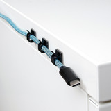 Sharkoon OfficePal Cable Organizer kabelmanagement Zwart, 136-delig