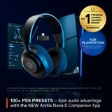 SteelSeries Arctis Nova 5P Wireless over-ear gaming headset Zwart, Bluetooth 5.3 / 2.4 GHz, PlayStation 4, PlayStation 5, PC