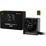 be quiet! System Power 11 550 watt voeding  Zwart, 1x 12VHPWR, 2x PCIe