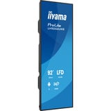 iiyama ProLite LH9252UWS-B1AG 92" Ultra Wide Public Display Zwart, HDMI, DisplayPort, USB-C, LAN, WiFi 6E, BT 5.2, Audio, Android 13 OS