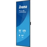 iiyama ProLite LH9252UWS-B1AG 92" Ultra Wide Public Display Zwart, HDMI, DisplayPort, USB-C, LAN, WiFi 6E, BT 5.2, Audio, Android 13 OS