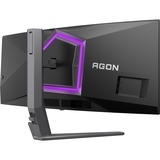 AOC AGON PRO AG346UCD 34" Curved UltraWide gaming monitor Zwart/grijs, 175 Hz, HDMI, DisplayPort, Audio, USB