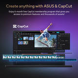 ASUS ProArt PX13 HN7306EA-LX004X 13.3"  Copilot+ 2-in-1 laptop Zwart | Ryzen AI Max+ 395 | Radeon 8060S | 64 GB | 1 TB SSD | Touch