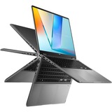 ASUS Vivobook 16 Flip TP3607SA-RJ022W 16"  Copilot+ 2-in-1 laptop Grijs/zwart | Core Ultra 7 258V | Arc Graphics 140V | 32 GB | 1 TB SSD
