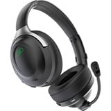 AceZone A-Spire Wireless Hybrid ANC  over-ear gaming headset Zwart/groen, PC, PS4, PS5, Xbox Series X|S, Switch, Mobile