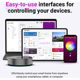 Athom Homey Pro (2026) + Energie Dongle basisstation Zwart