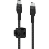 Belkin BOOSTCHARGE PRO Flex USB-C/USB-C-kabel Zwart, 1 meter