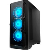 Chieftec APEX midi tower behuizing Zwart | 2x USB-A | 1x USB-C | RGB | Tempered Glass