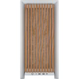 Corsair FRAME 4000D WOOD RS midi tower behuizing Wit/houtkleur | 2x USB-A | 1x USB-C | RGB | Tempered Glass