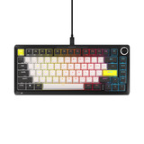 Corsair MAKR PRO 75 Hall Effect DIY-toetsenbord Zwart, US lay-out (QWERTY), Corsair MGX Hyperdrive, 75%, 75%, RGB, 8K