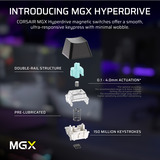 Corsair MAKR PRO 75 Hall Effect DIY-toetsenbord Zwart, US lay-out (QWERTY), Corsair MGX Hyperdrive, 75%, 75%, RGB, 8K
