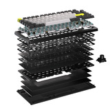 Corsair MAKR PRO 75 Hall Effect DIY-toetsenbord, gaming toetsenbord Zwart, US lay-out, Corsair MGX Hyperdrive, 75%, RGB, 8K