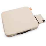 Cozy Jord Outdoor infrarood verwarmd draadloos zitkussen warmtekussen Lichtbeige, Powerbank 10000 mAh