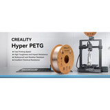 Creality Hyper PETG Transparant 3d-filament Transparant, 1 kg, 1,75 mm, op rol