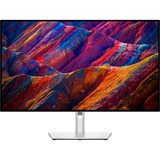 Dell UltraSharp U3223QE 31.5" 4K Ultra HD Monitor Zilver/zwart, 1x HDMI, 2x DisplayPort, 3x USB-C, 5x USB-A 3.2 (10 Gbit/s), 1x RJ-45