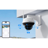 Foscam D8T, 4K/8MP vandalismebestendige WiFi PT buitencamera Wit