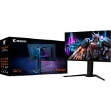 GIGABYTE AORUS FO27Q3 27" gaming monitor Zwart, 2x HDMI, 1x DisplayPort, 2x USB-A, USB-B, USB-C, 360 Hz