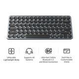 Keychron B3 Pro-K8, toetsenbord Wit, US lay-out, Scissor switches, 75%, ABS keycaps, 2.4 GHz / Bluetooth / USB