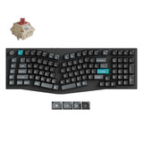Keychron Q13 Ultra-M1 8K Wireless Custom Mechanical Keyboard Zwart, US lay-out (QWERTY), Keychron Silk POM Red, 96%, 96%, RGB, Hot swap, 8K, 2.4 GHz / Bluetooth 5.2 / USB-C