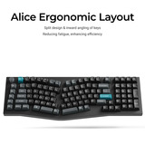 Keychron Q13 Ultra-M1 8K Wireless Custom Mechanical Keyboard Zwart, US lay-out (QWERTY), Keychron Silk POM Red, 96%, 96%, RGB, Hot swap, 8K, 2.4 GHz / Bluetooth 5.2 / USB-C