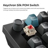 Keychron Q13 Ultra-M1 8K Wireless Custom Mechanical Keyboard, toetsenbord Zwart, US lay-out, Keychron Silk POM Red, 96%, RGB, Hot swap, 8K, 2.4 GHz / Bluetooth 5.2 / USB-C