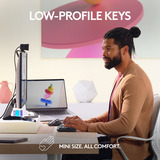 Logitech MX Mechanical Mini voor Mac toetsenbord Donkergrijs, US-International lay-out (QWERTY), Cherry MX-Technologie, 80% (TKL)	