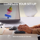 Logitech MX Mechanical Mini voor Mac toetsenbord Donkergrijs, US-International lay-out (QWERTY), Cherry MX-Technologie, 80% (TKL)	