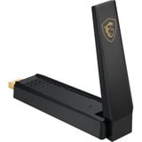 MSI AXE5400 WiFi USB Adapter wlan adapter Zwart