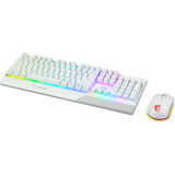 MSI VIGOR GK30 COMBO WHITE RGB mechanisch gaming toetsenbord Wit, US lay-out (QWERTY), 100%, 5000 dpi