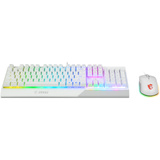 MSI VIGOR GK30 COMBO WHITE RGB mechanisch gaming toetsenbord Wit, US lay-out (QWERTY), 100%, 5000 dpi