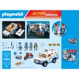 PLAYMOBIL Action Heroes - Geldtransporteur Constructiespeelgoed 71597