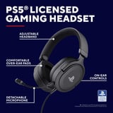 Trust GXT 498 Forta  over-ear gaming headset Zwart, PlayStation 5 | PlayStation 4