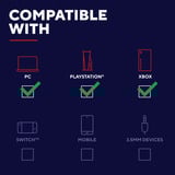 Trust GXT 871 Zora Mechanisch gamingtoetsenbord, gaming toetsenbord Zwart, US lay-out, Huano Red