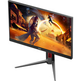 AOC 24G4HA 23.8" gaming monitor Zwart/rood, 200 Hz, HDMI, DisplayPort, Audio