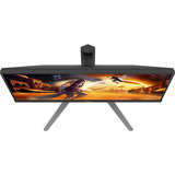 AOC 24G4HA 23.8" gaming monitor Zwart/rood, 200 Hz, HDMI, DisplayPort, Audio