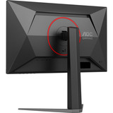 AOC 24G4HA 23.8" gaming monitor Zwart/rood, 200 Hz, HDMI, DisplayPort, Audio