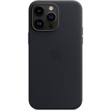 Apple Leren hoesje met MagSafe voor iPhone 14 Pro - Middernacht telefoonhoesje Zwart