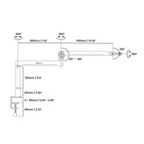Arozzi Braccio Boom Arm - White houder Wit