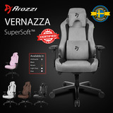 Arozzi Vernazza Supersoft Fabric - Anthracite gamestoel Antraciet