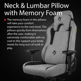 Arozzi Vernazza Supersoft Fabric - Anthracite gamestoel Antraciet