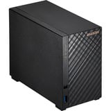 Asustor Drivestor 2 Gen2 (AS1202T) incl. 2x IronWolf 4 TB nas Zwart, LAN, USB