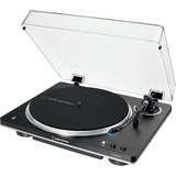 Audio-Technica AT-LP70XBT platenspeler Zwart/zilver, Phono/line-voorversterker, Bluetooth, Volautomatische, Riemaandrijving, 33-1/3 en 45 toeren