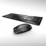 CHERRY Stream Desktop draadloze desktopset Zwart, EU lay-out (QWERTY), Cherry SX-Schaartechnologie, 100%, 1000 - 2400 dpi