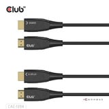 Club 3D Actieve optische HDMI kabel Zwart, 100 meter