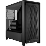 Corsair FRAME 4000D + iCUE LINK LX120 RGB Triple Pack bundel midi tower behuizing Zwart | 2x USB-A | 1x USB-C | Tempered Glass