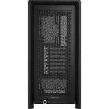 Corsair FRAME 4000D + iCUE LINK LX120 RGB Triple Pack bundel midi tower behuizing Zwart | 2x USB-A | 1x USB-C | Tempered Glass
