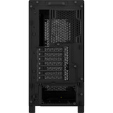 Corsair FRAME 4000D + iCUE LINK LX120 RGB Triple Pack bundel midi tower behuizing Zwart | 2x USB-A | 1x USB-C | Tempered Glass